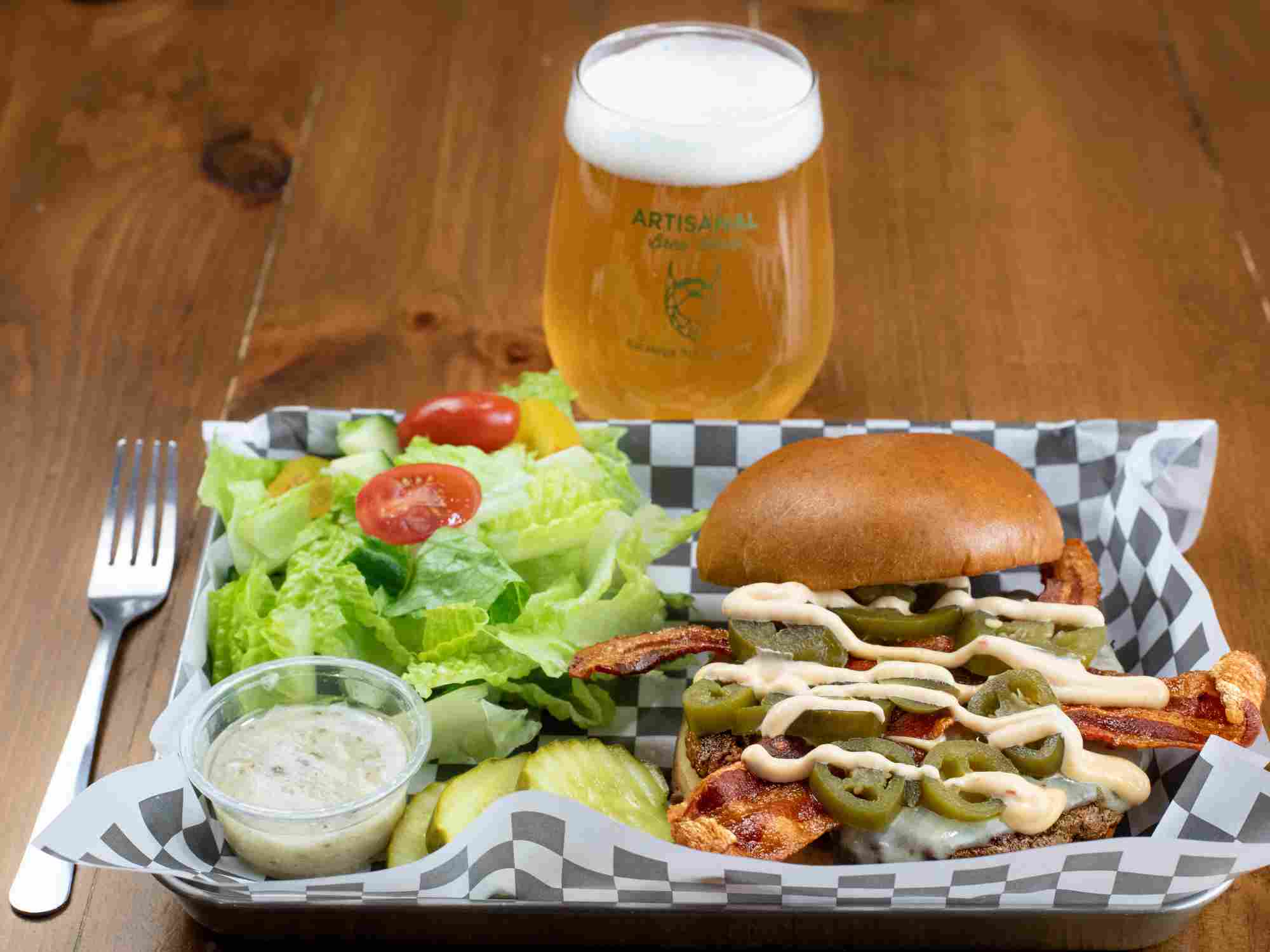 Firehouse burger, a spicy burger