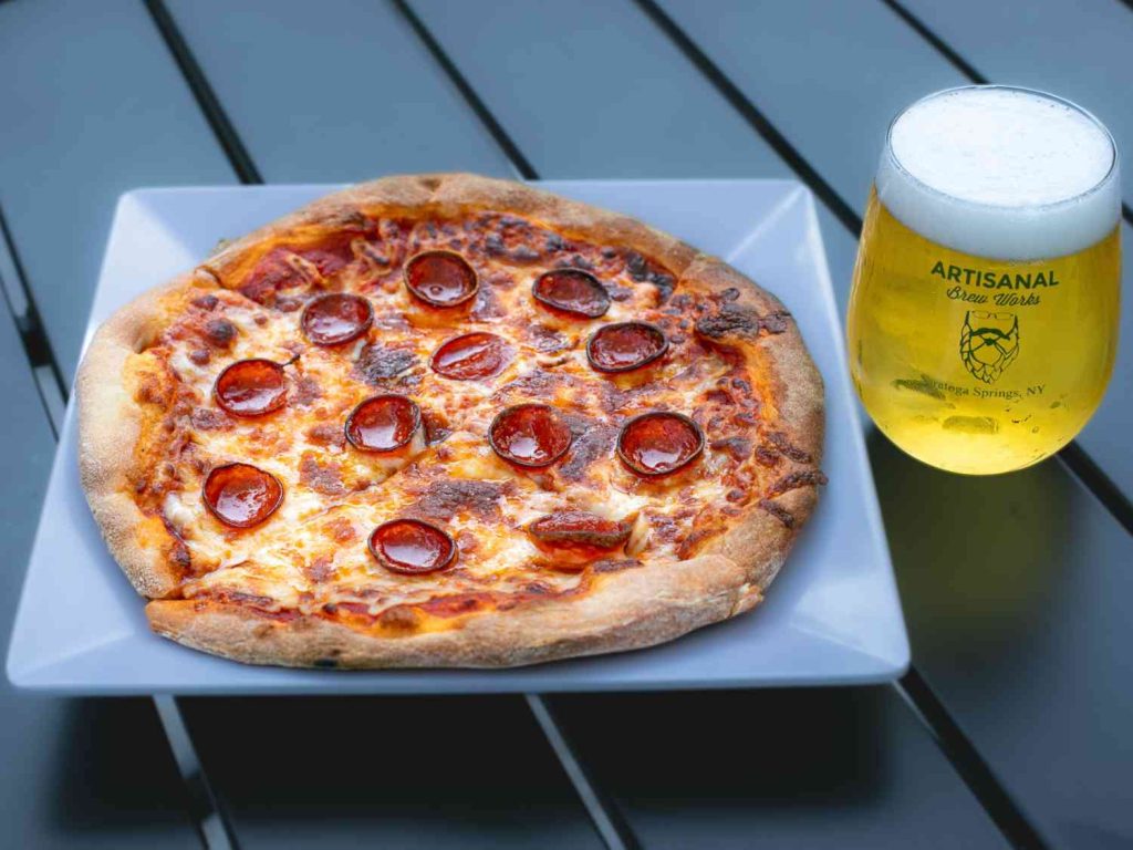 Pizza and a Beer