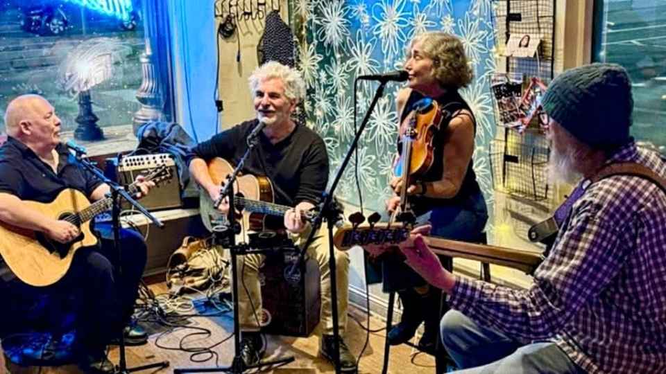 Kilashandra performing live music at Artisanal Brew Works in Saratoga Springs at Nature’s Edge Bistro and Terrace