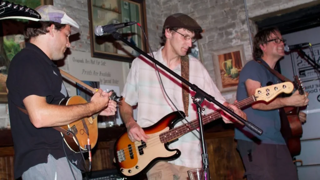 Payne'd Grey Sky performing live acoustic music at Artisanal Brew Works restaurant in Saratoga Springs NY