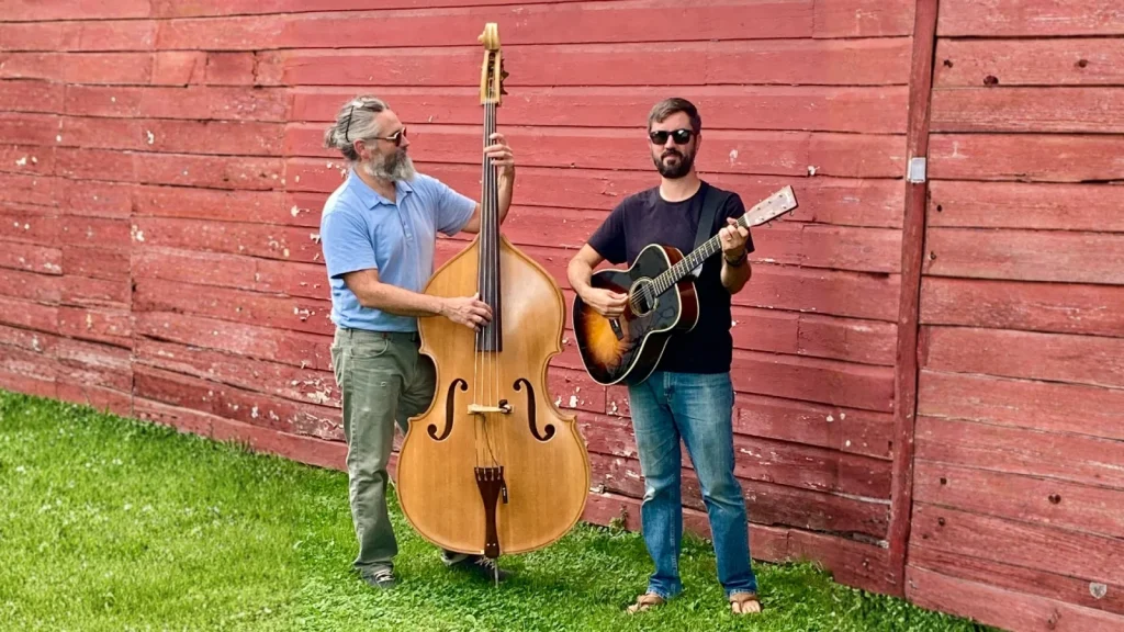 Rusticator Duo performing acoustic live music in Saratoga Springs, NY